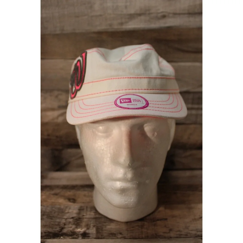 New Era Women Washington Nationals Cadet Hat Adjustable Fash Chic‎